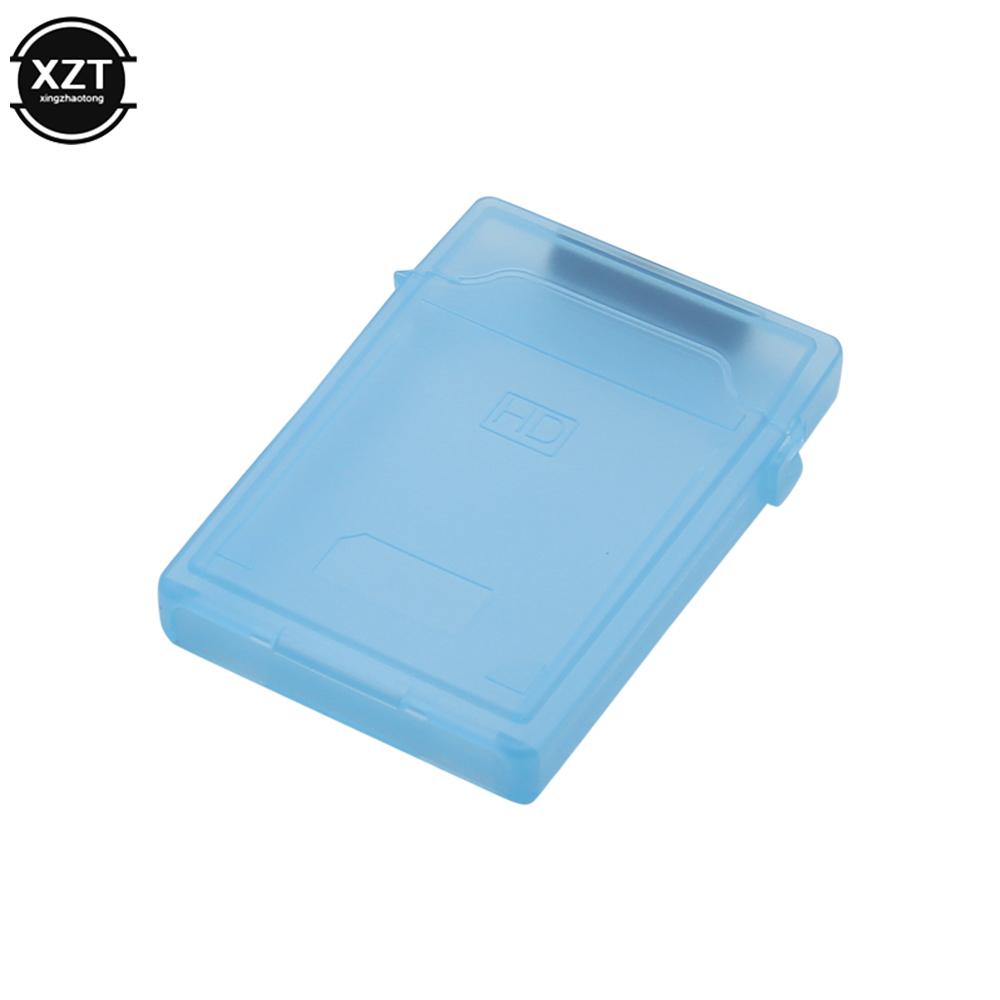 

2.5 Inch IDE SATA HDD Caddy Case External Hard Drive Disk Storage Box For Hdd Enclosure Cases Portable Plastic Protection Case синий
