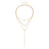 Ins Vintage Clover Gem Pendant Clavicle Chain Sexy Trend Necklace