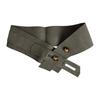 Korean Charm Wide Clasp Belt Fashionable PU Leather Waist Cincher Band For Women Adjustable Stretch Wrap