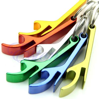 Beer Bottle Opener Claw Small Pocket Key Chain Bar Beverage Keychain Ring