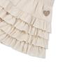Canvas Betty Boop Frill Mini Tutu Skirt_Beige