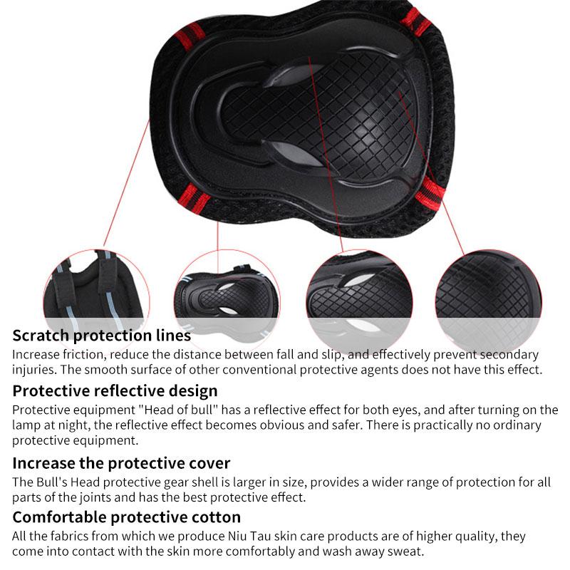 Child protective equipment helmet elbow knee pads for girls aged 3 4 5 6 7 8 9 10 11 12 year boy Suitable for roller skating and skiing