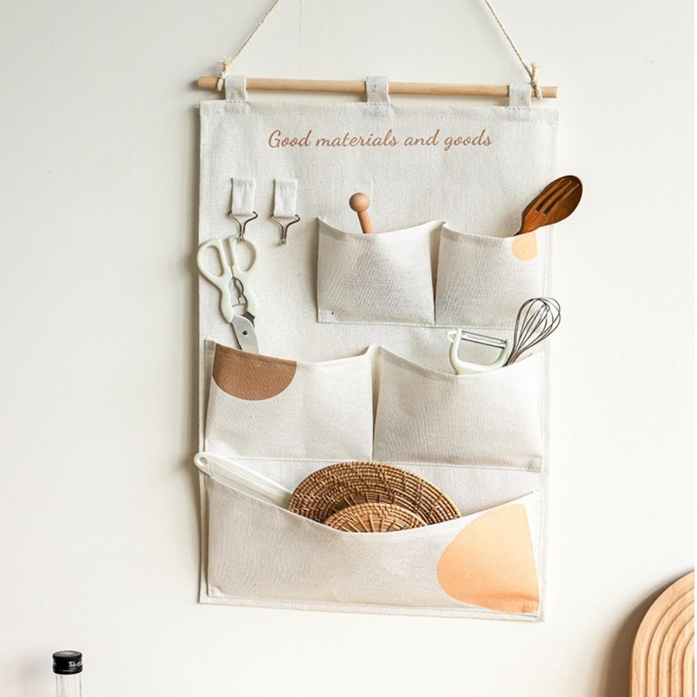 Geantă de depozitare de perete în stil nordic Multifuncțional Plic de ușă Recipient Genți tote de ușă Dulap