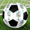 1 Stück Cristiano Ronaldo Glory Größe 5 Fußball PrahaHallenfußball Ball Bunt Alle Altersgruppen Maschinengenäht PVC Wettkampfbereit Langlebig Hoher Rückprall