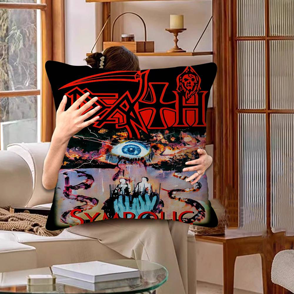 D-Deaths Mental Rock Band Pillow Anime Pillow Sofa Bed Head Pillow Cover Cushion Cover 45X45 Cm Fashion