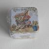 Square Shape Easter Party Decor Iron Material Easter Egg Box Rabbit Tin Storage Box  Candy Storage