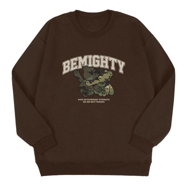 BEMIGHTY Best Friends Bear Triple Terry Oversized Sweatshirt [Cream]