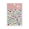 Yousheng Nail Adhesive Stickers Lovely DIY Paper Roses and Rabbits Nail Decals for Women