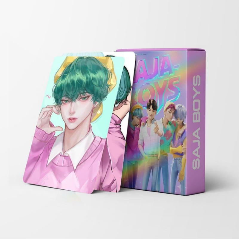 K-POP Demon Hunter Sajaboys Group Holographic Cards - 30-Piece Anime Collectible Set for Fans of K-POP Merch/Trading Card Games