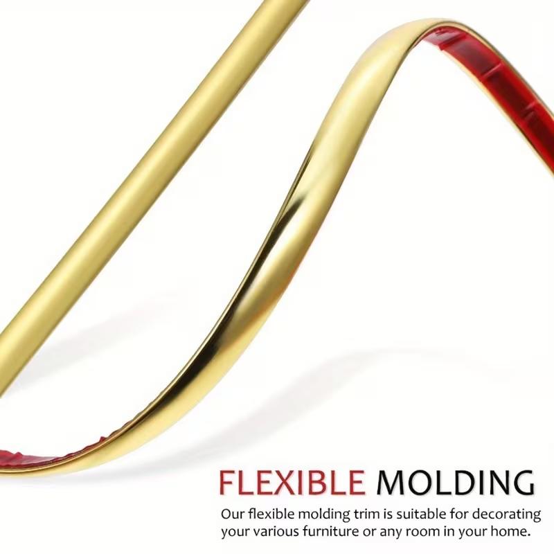 1PC 3meters 3meters/118.11in mirror frame decorative strip, featuring a mirror effect decorative strip, removable