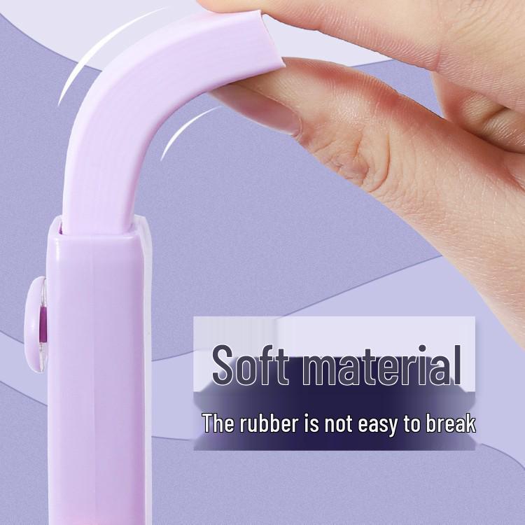 Push-Pull Eraser for Students: Leaves No Marks, Ideal for Exams