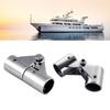 Heavy Duty Stainless Folding Rotating Pipe Joint Adapter Coupling Connector for Yacht Hardware Marine Sunshades Support