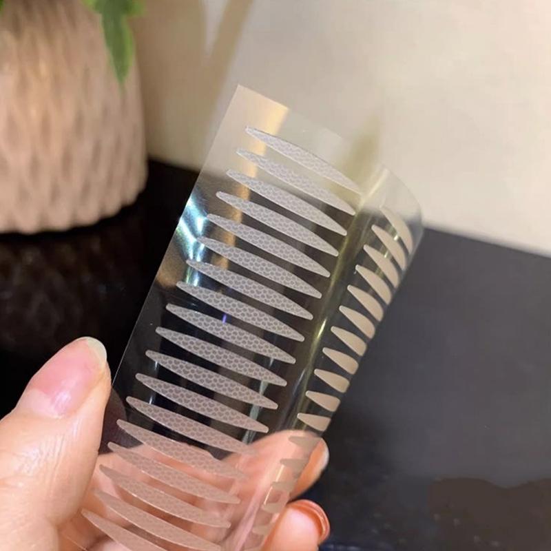 Adhesivo invisible para párpados dobles, cinta de encaje para levantar los ojos, cinta de gasa transparente con encaje, pegatinas autoadhesivas, herramientas para cintas para los ojos