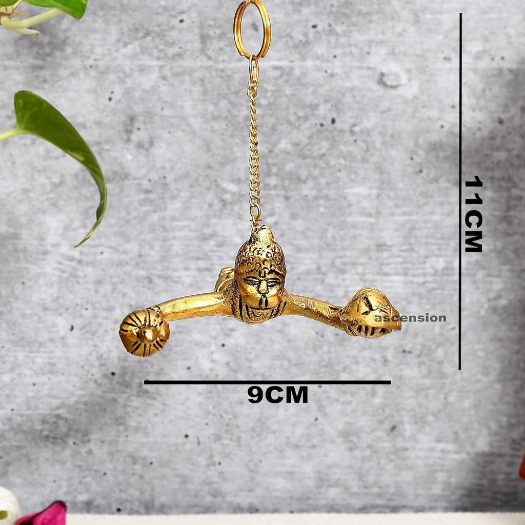Metal Flying Hanging Idol for Door/Wall and Window and Car Dashboard Decorative Showpiece - 11 Cm