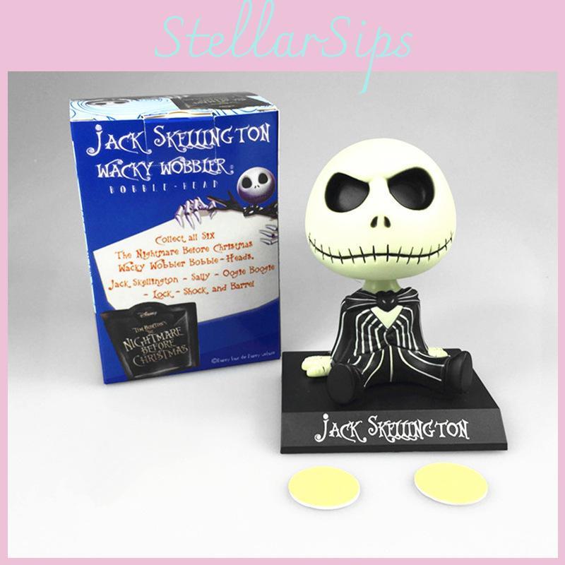 Skellington Decorative Jack Car Model Unique Holiday Dashboard Accessory 11cm