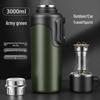 316 Stainless Steel Large Capacity Insulated Thermos Flask for Outdoor, Sports, and Household Use
