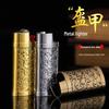 **J5 Bic Retro Mini Metal Lighter Set - Creative Fireworks Shell Design**