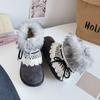 Women's Winter Boots Furry Snow Boots Women's New Winter Fleece Cotton Shoes Women's Ankle Boots Winter Woman Shoes