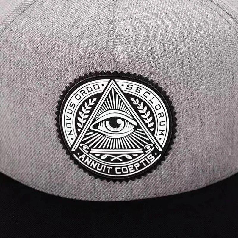 New Baseball Cap Eye Pattern Man Women Snapback Caps Hip Hop Hats For Men Classic Casual Band Rock Embroidery Casquette Hat