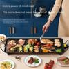 Aoran Non Stick Electric Grill, Smokeless Grill, Temperature Adjustable At 5 Levels, Household Electric Grill Cooking Tool
