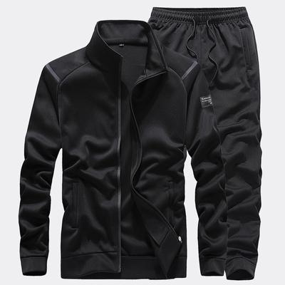 Conjunto de ropa deportiva para hombre, chándal de calidad, trajes de otoño para hombre, traje deportivo de 2 piezas, ropa de moda masculina de talla grande 7xl