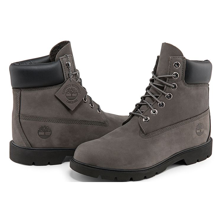 Timberland 6 Inch Outdoor Casual Short Martin Boots Men Boots Dark-Gray A1FLIW