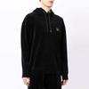 Emporio Armani Velvet Effect Logo Hoodie Men hoodies Black 6K1M89-1JDPZ-0999