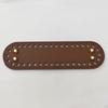 18x5cm 7.09x1.97 Inch Crochet Bag Bottom Leather Bottoms for Bags Cushion Base with Holes and
