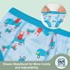 MooMoo Baby Training Highly Absorbent and for Boys and Toddler Toilet Training Size 130cm Pants, 6-Layer Cotton, Breathable, Girls, Underwear, 4-Pack,