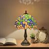 Yangfeng Tiffany Tischlampe für Schlafzimmer, Bar oder Restaurant - Kreatives handgefertigtes Weihnachtsgeschenk