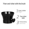 Classic Barber Shaving Brush Set with Soft Bristles & Foaming Bowl