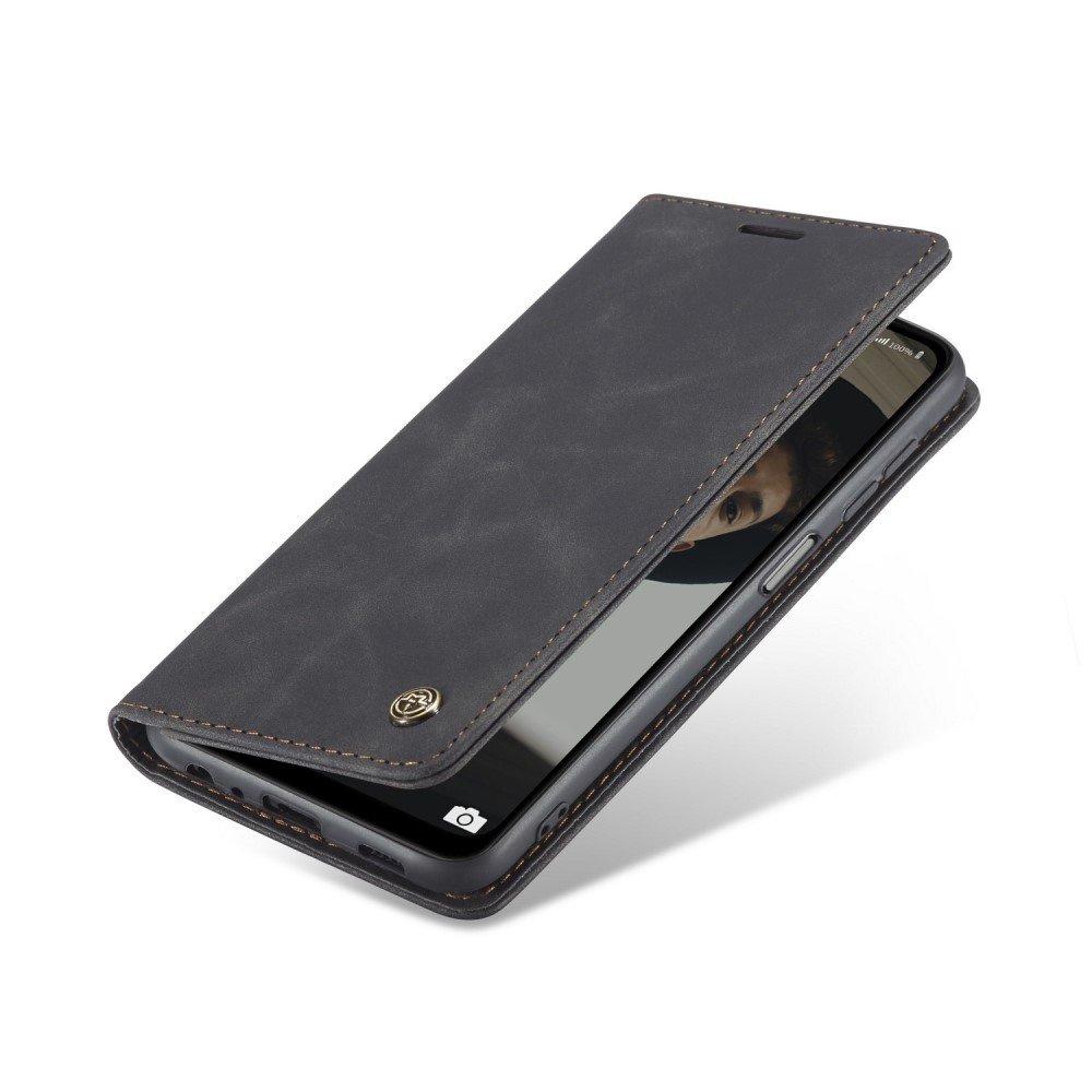 CASEME Case for Samsung Galaxy A32 5G, Leather Wallet Case, Black