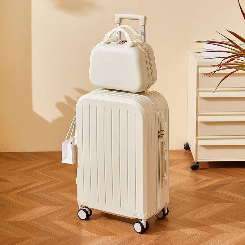 2025 Travel Suitcase: 20-Inch Silent Trolley for Women, Men, and Kids.