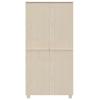 Kleiderschrank HAMAR Honigbraun 89 x 50 x 180 cm Massivholz Kiefer