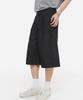 DNSR Single-Pleat Bermuda Denim Pants Black