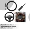 12V Steering Wheel Heater Cover Cold Weather Safe Driving Heating Vehicle Steering Wheel Protector Cover  Car Accessories