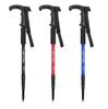 Ultralight Adjustable Hiking Poles with Curved Handle, Aluminum Alloy 6061, Three-Section Off-Road Walking Stick N101