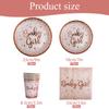 Elegant And Interesting Disposable Tableware For Birthday Party Happy Birthday Girl Birthday Decor