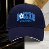 Soccer Mom Graphic Baseball Cap Polyester Casual Adjustable Adult Hat For Four Seasons
