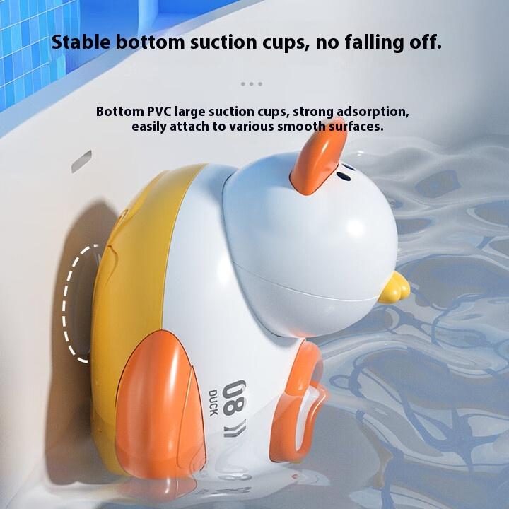 Baby Bath Toys, Children's Shower Electric Bath, Baby Bathroom Bath Bath Play Toys, Sealed Waterproof Little Yellow Duck 5-piece Set