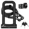 Sportneer Bicycle Mini Cable Electric Car Electric Assist Road Parking Commuter U-Lock, Lock, U-Lock, Lock, Lock, Bicycle, Mamachari, Bike, Lot, Lock,