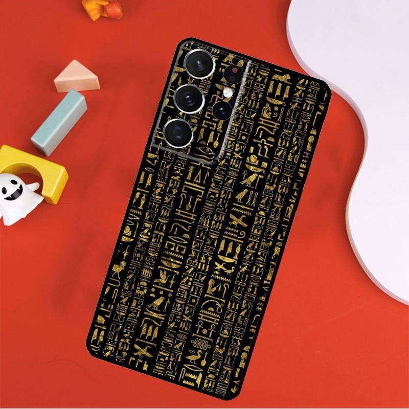 Egypt Egyptian Pharaoh Phone Case For Samsung Galaxy S25 Ultra S9 S10 S20 FE S21 S22 S23 S24 Plus S24 Ultra Cover
