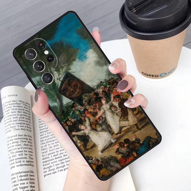 Francisco Goya Paintings Phone Case Cover For Samsung Galaxy S24 S25 Ultra S21 S22 Ultra S10E Note 10 Plus Note 20 FE S23