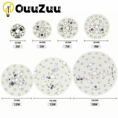 Chip LED do Downlight 3W 5W 7W 9W 12W 15W 18W SMD 2835 okrągłe koraliki świetlne AC 220V-240V Led typu Downlight Chip oświetlenie punktowe