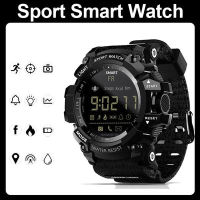 Mk16 Bluetooth Sport Smartwatch Digital Clock Pedometer Men Activity Fitness Tracker Ip67 Waterproof Watches