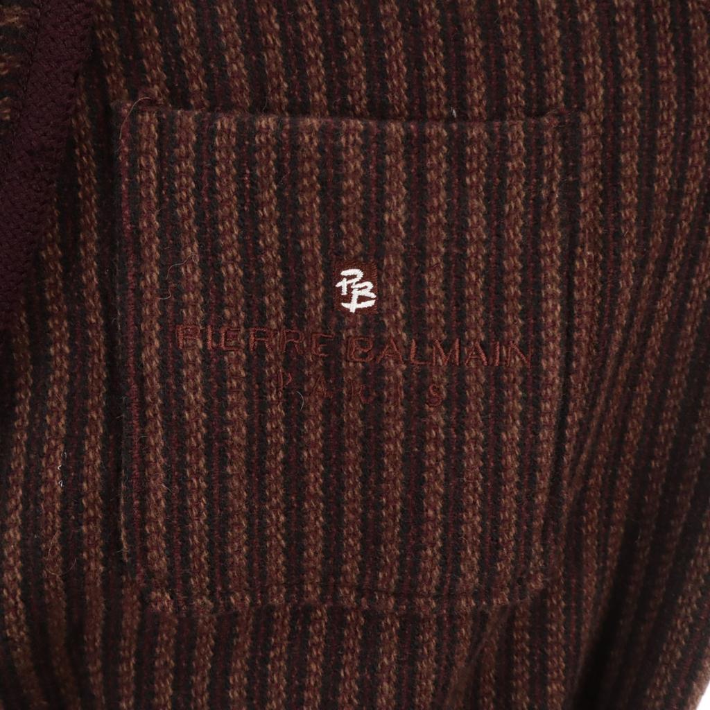 PIERRE BALMAIN made in Japan Köntös kabát MA Bordó Férfi Használt