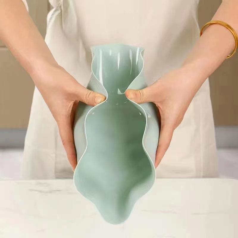 Lotus Leaf Fruit Plate Multi-Functional Household Snack Candy Fruit Office Desktop Festive Living Room, High Value, Light Luxury