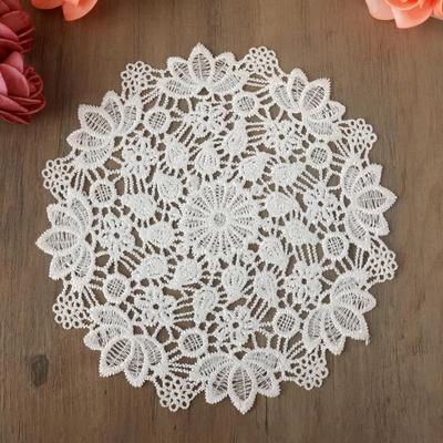 Witte Vintage Haakwerk Onderzetters 6 Inch Rond Katoen Handgemaakte Kant Tafelkleedjes Onderzetters voor Tafels Keuken Eetkamer Feest Bruiloft Verjaardag Commode