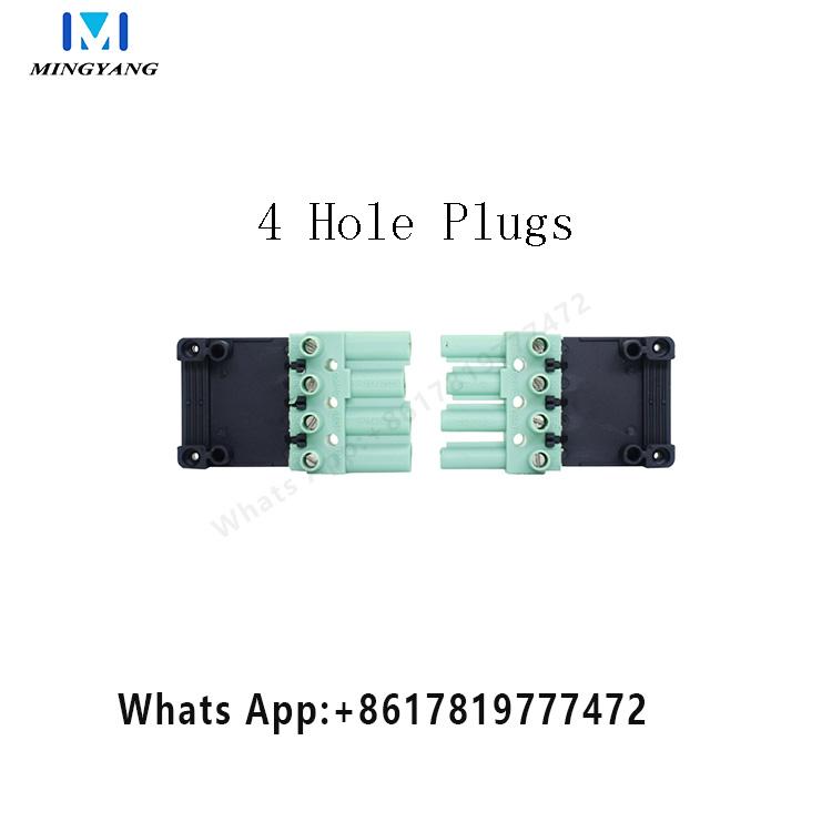 MINGYANG Combustion Engine Accessories Diesel/Gas Burners Parts Male and Female Plug Sets 4/6/7 Holes Connector