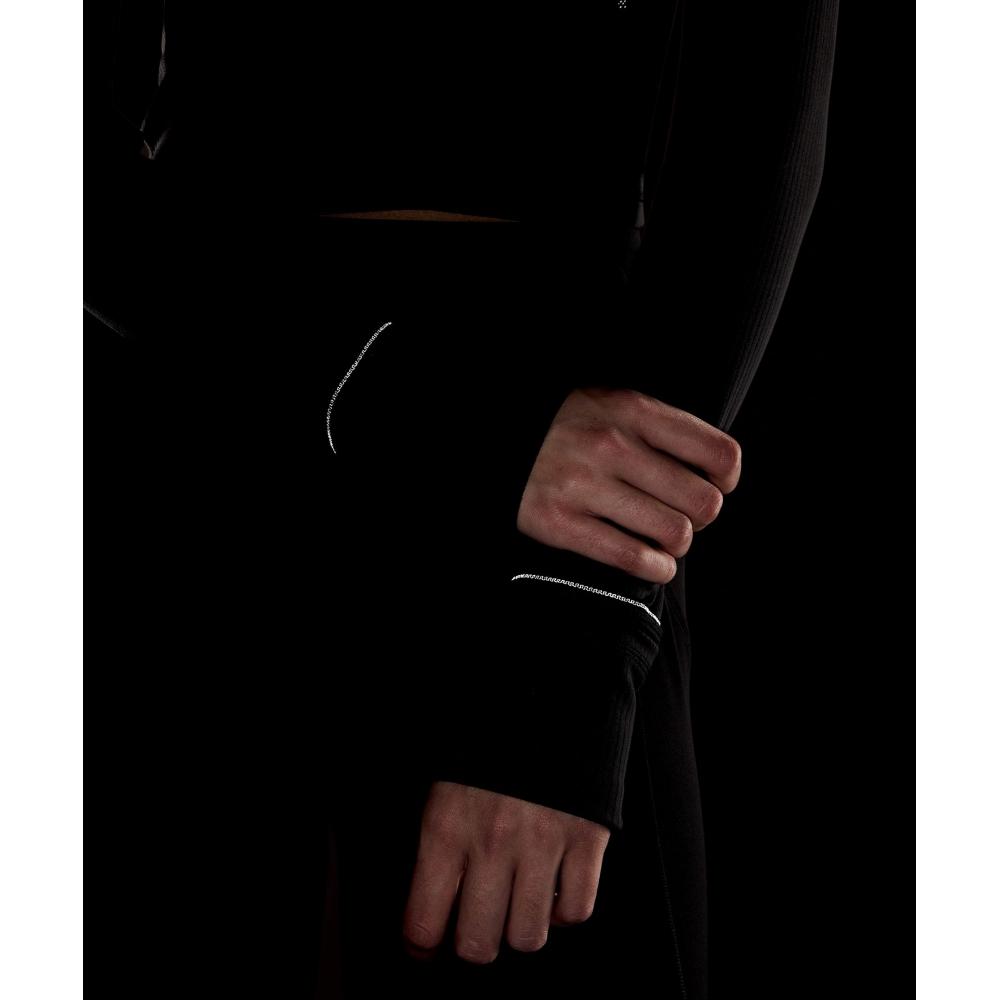 Lululemon It S Rulu Ribbed Cropped Half Zip  Updated Black